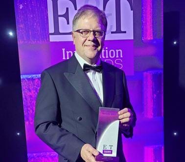 Roke engineer with E&T award for STARTLE AI