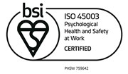 ISO 45003 certified logo